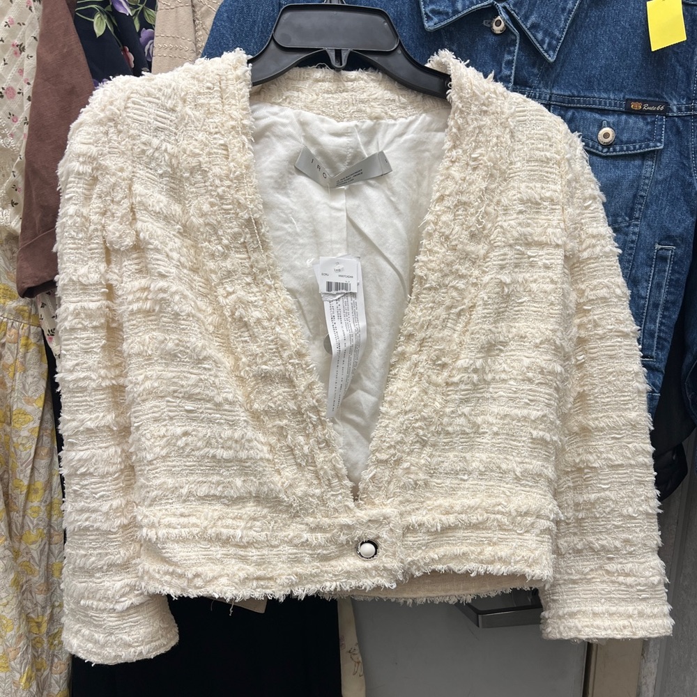 IRO cropped tweed jacket